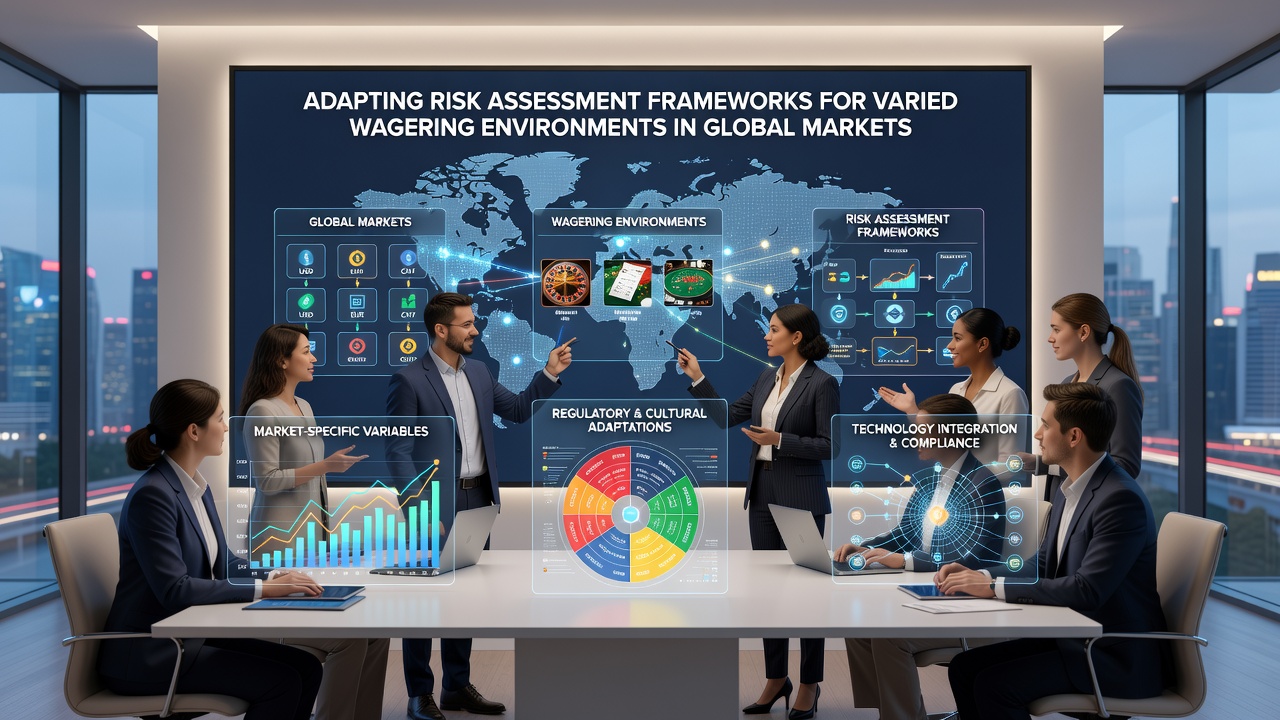 Global wagering markets showing diverse betting environments across continents with risk assessment charts overlaid