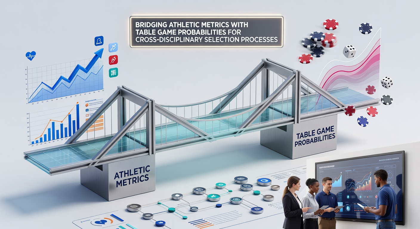 Visualization of athletic performance data integrated with probability models from table games