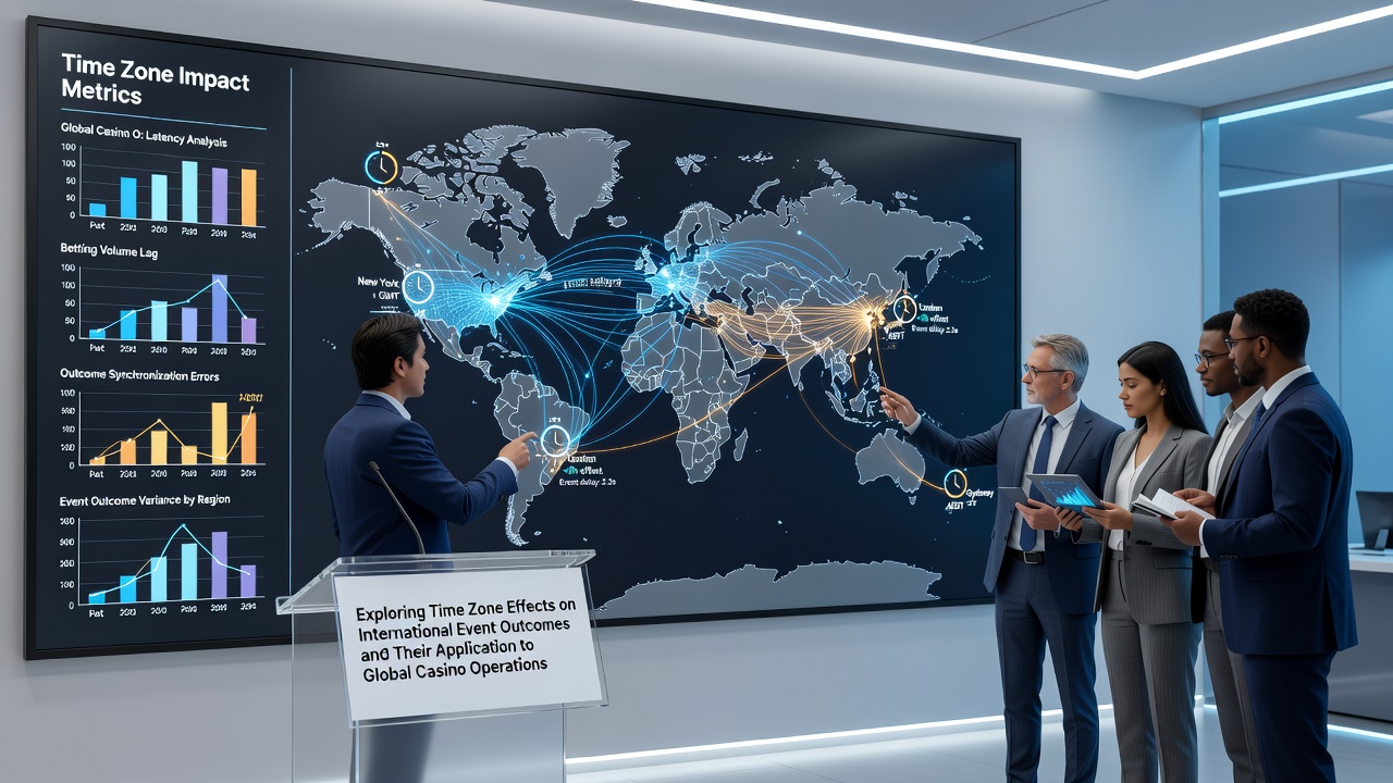 Global casino interface displaying live international events across multiple time zones