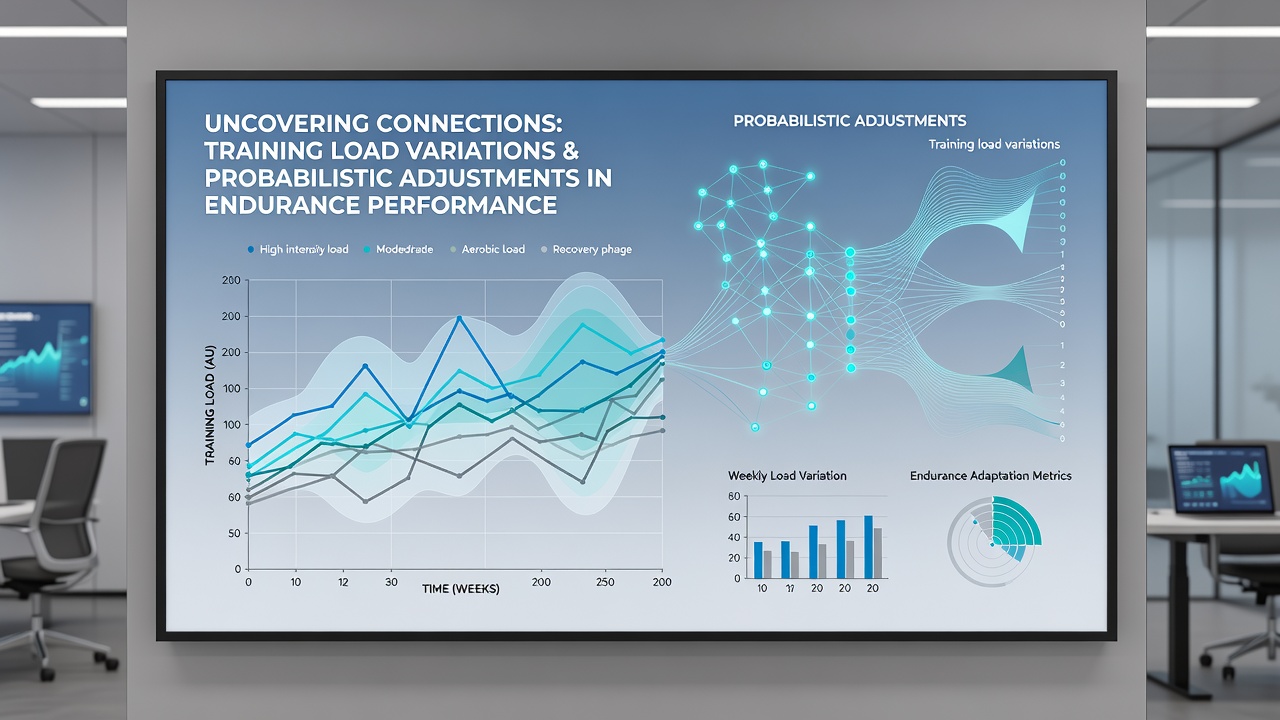 Data visualization of training load and performance probability models in multi-discipline athletic events