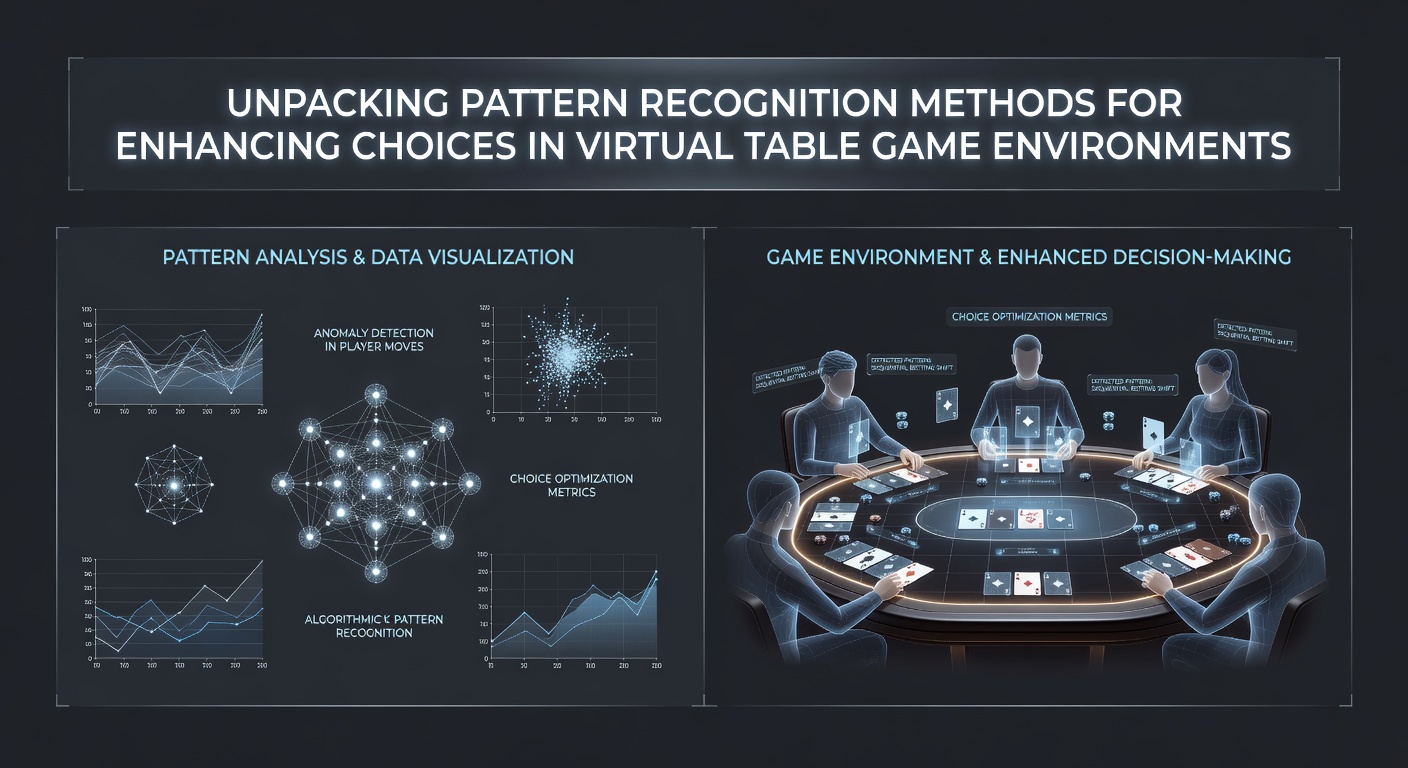 Split view of mobile app and VR headset interfaces highlighting real-time pattern analysis overlays during table game sessions